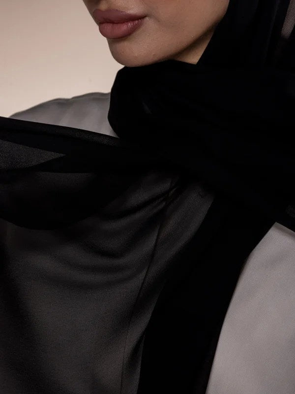 Chiffon Undercap Hijab 2in1
