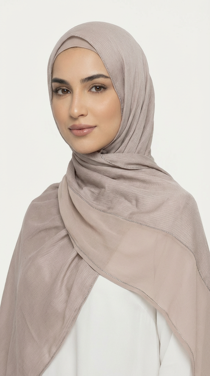 Nude Duo Chiffon Luxe Shal
