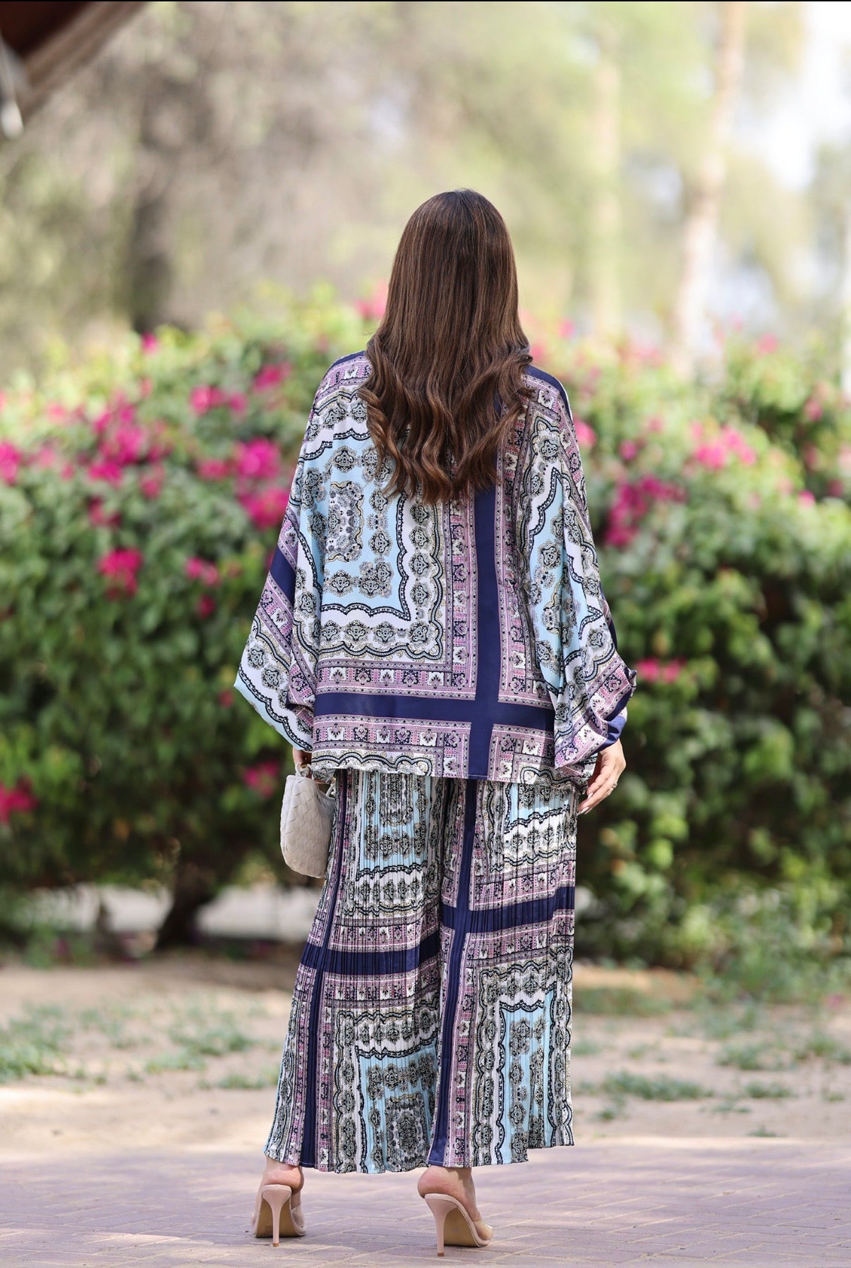 Aster Set with Plissé Pant