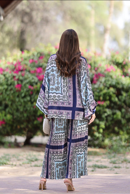 Aster Set with Plissé Pant