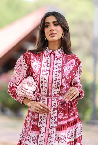 Joury Dress with Belt