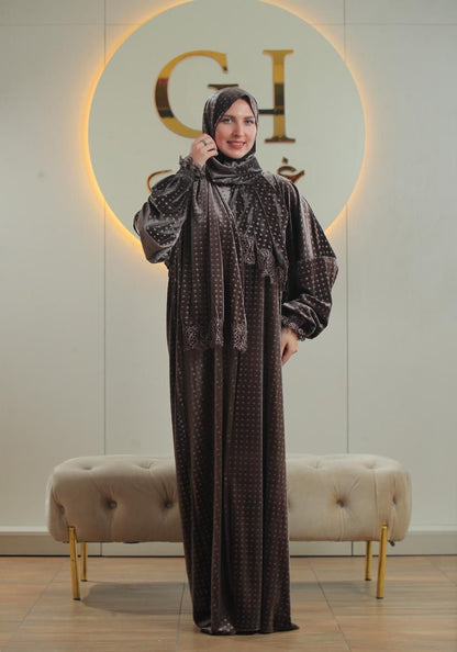 Dolka Velvet Prayer Abaya
