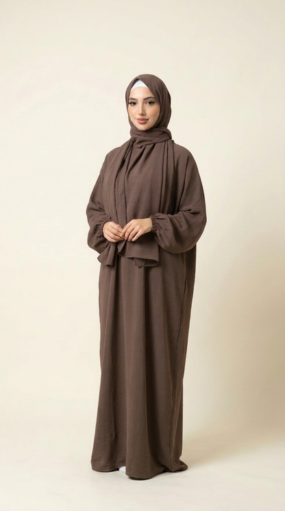 Basic Lace Free Classic Prayer Abaya