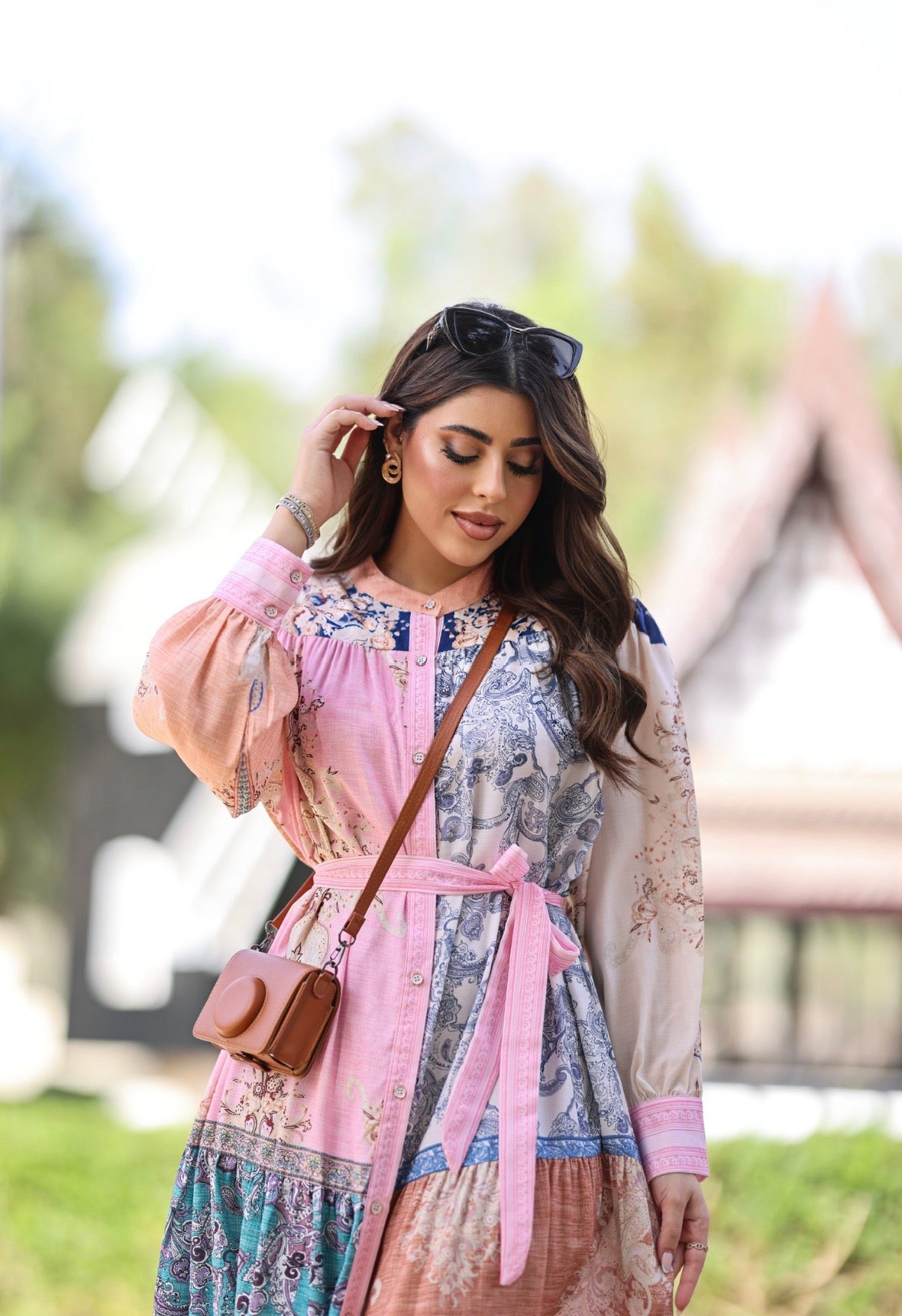 Yasmin Dress with Belt