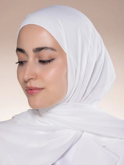 Chiffon Undercap Hijab 2in1