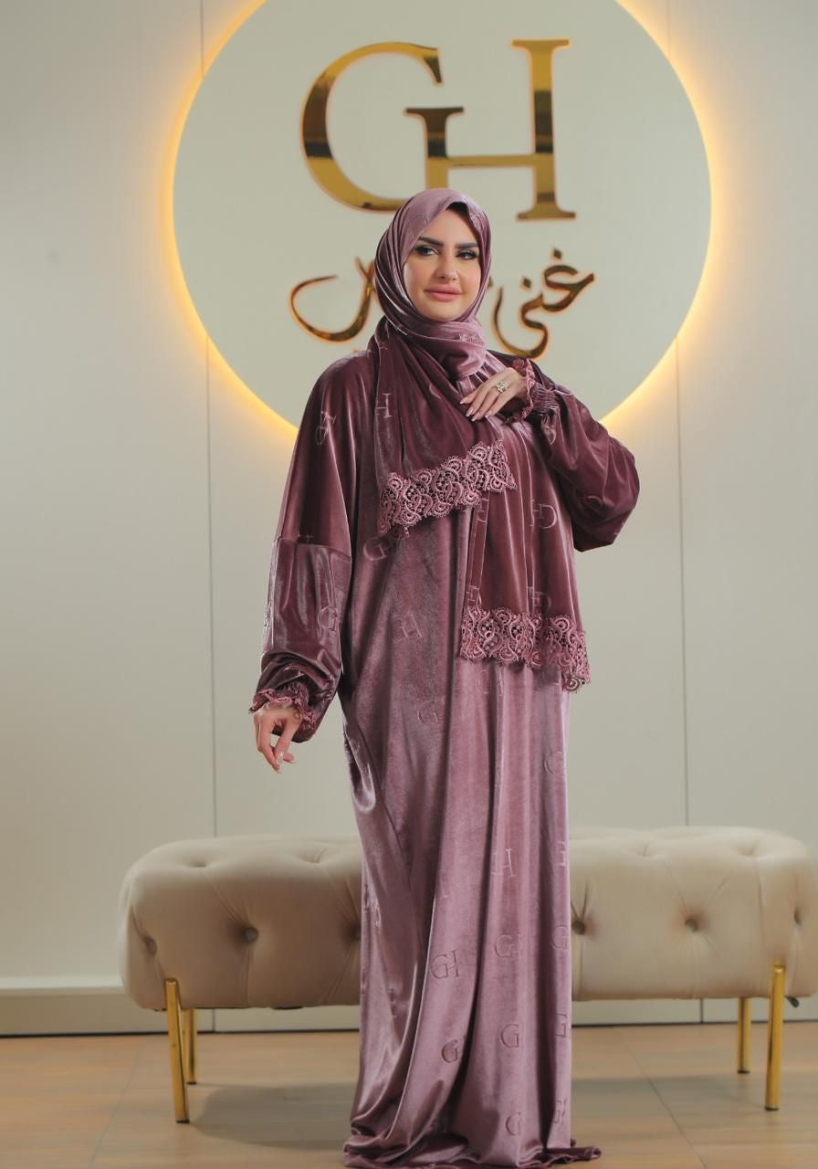 Signature Velvet Prayer Abaya