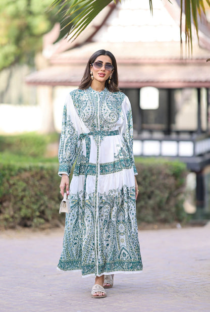 Camellia Dress with Belt