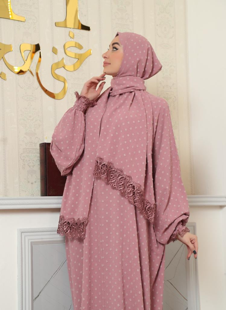 Dolka Dot Classic Prayer Abaya