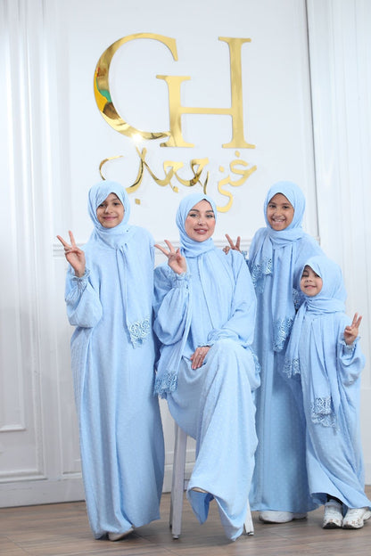 Dolka Dot Classic Prayer Abaya