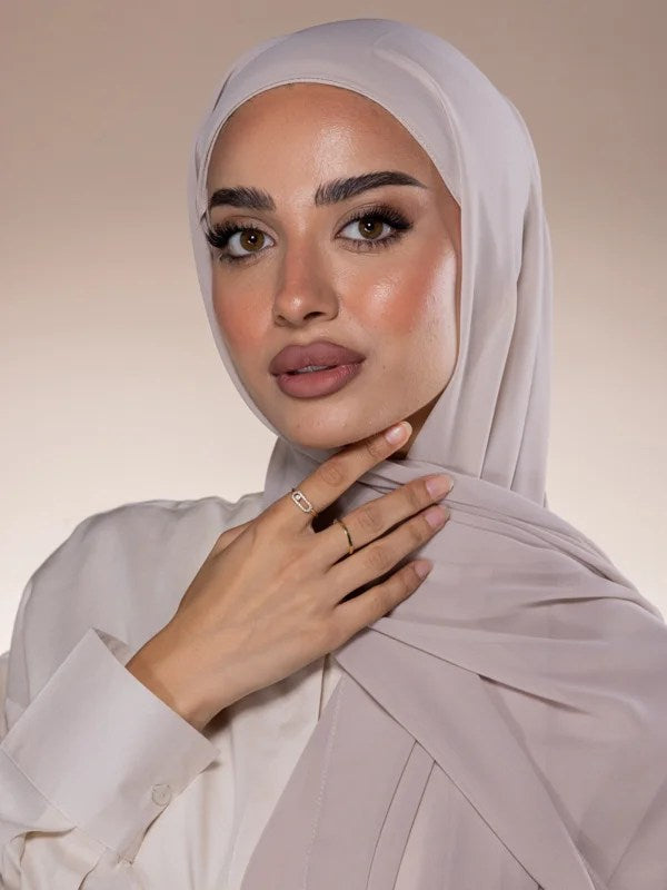 Chiffon Undercap Hijab 2in1