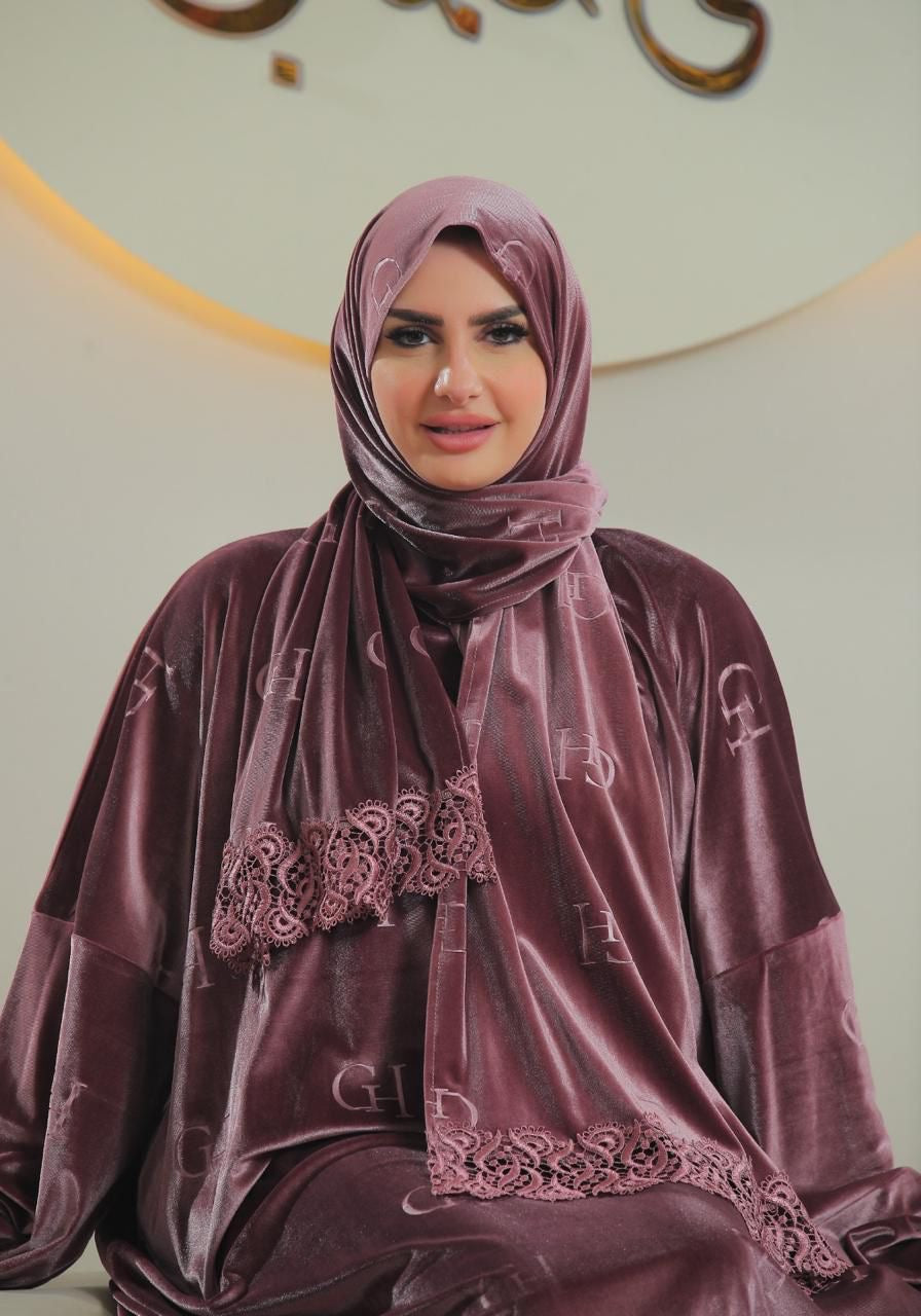 Signature Velvet Prayer Abaya