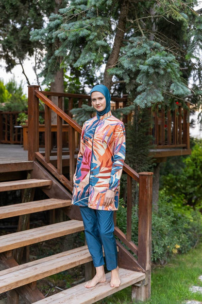 Tropical Sunset Burkini