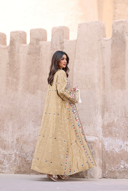 Al Farah Bisht (three colors) - بشت الفَرَح