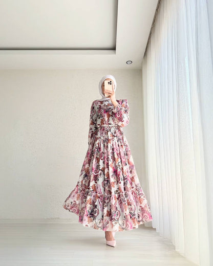 Blossom Lined Maxi Dress