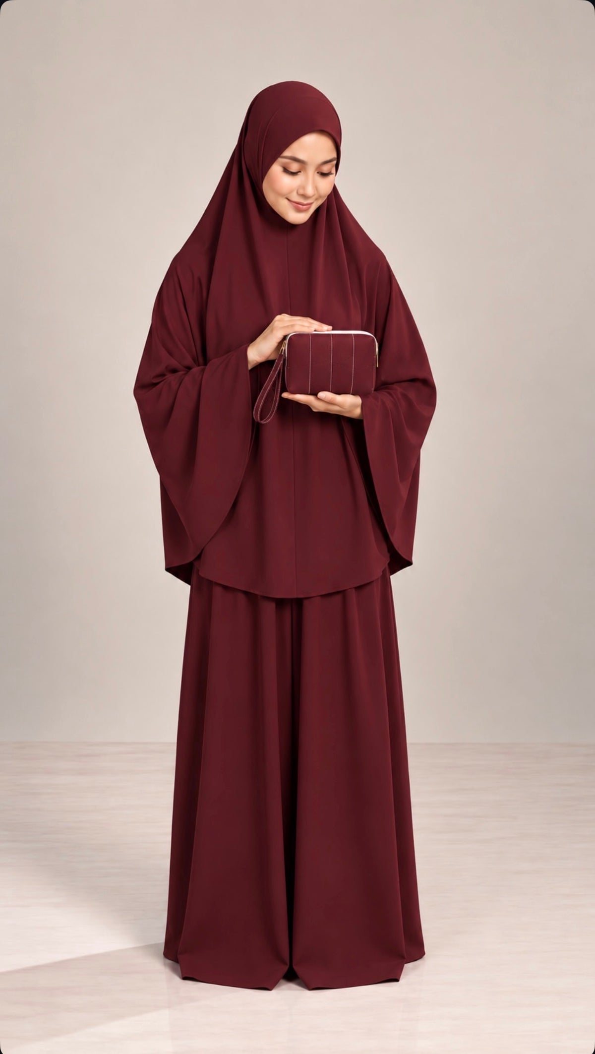 Prayer To Go Set - Burgundy