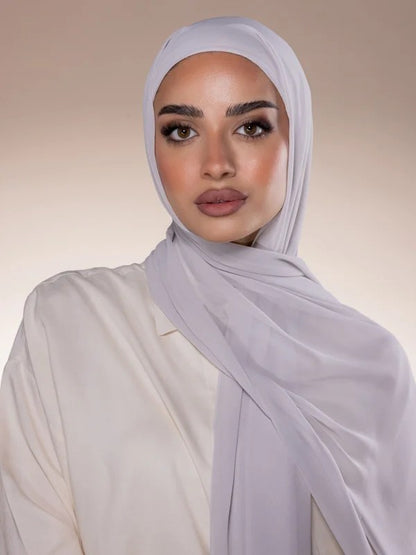 Chiffon Undercap Hijab 2in1