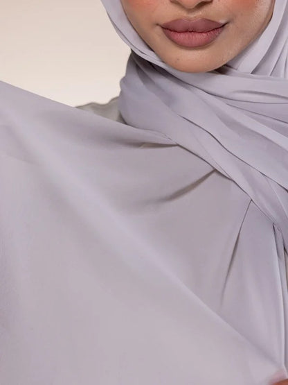 Chiffon Undercap Hijab 2in1
