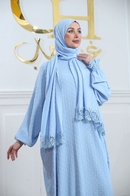 Dolka Dot Classic Prayer Abaya