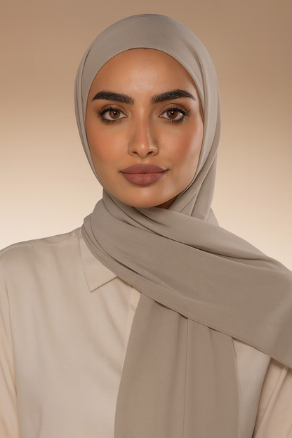 Chiffon Undercap Hijab 2in1