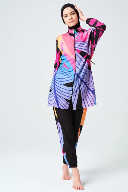 Vivid Palm Burkini بوركيني النخلة النابضة