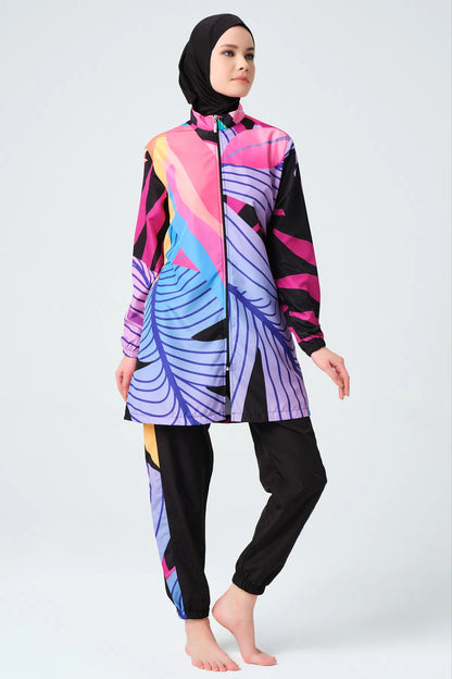 Vivid Palm Burkini بوركيني النخلة النابضة