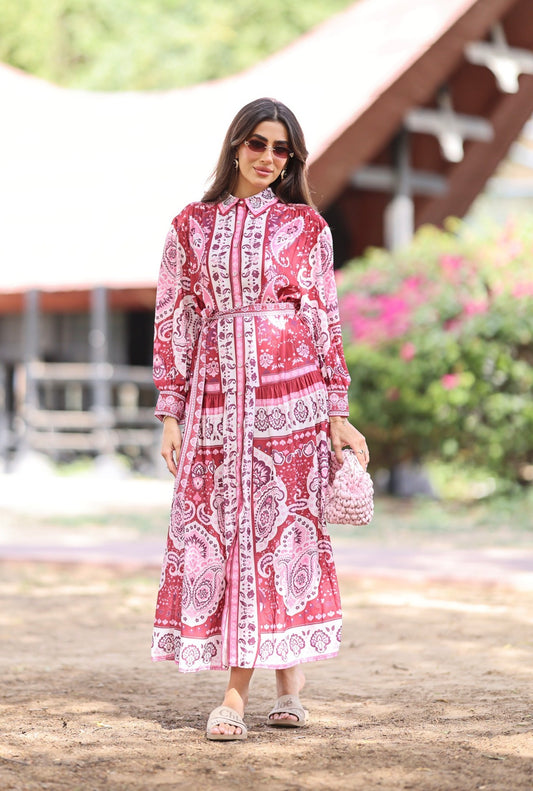 Joury Dress with Belt