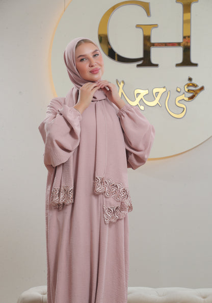 Lace Free Classic Prayer Abaya