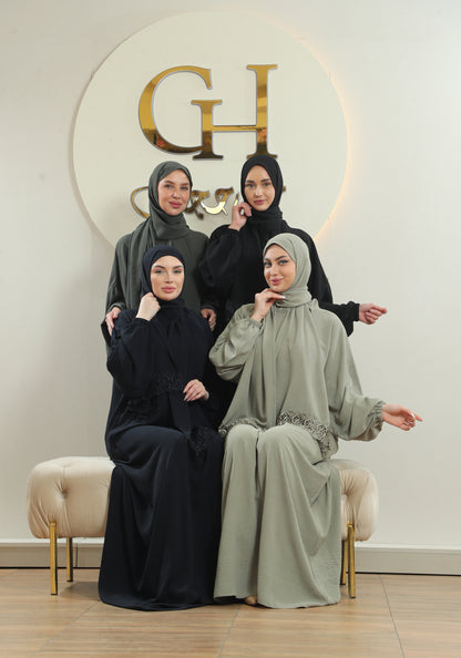 Lace Free Classic Prayer Abaya