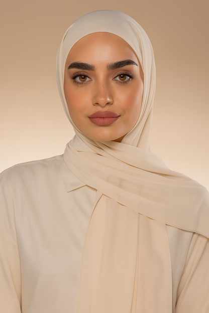 Chiffon Undercap Hijab 2in1