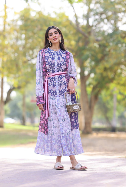 Warda Dress with Belt