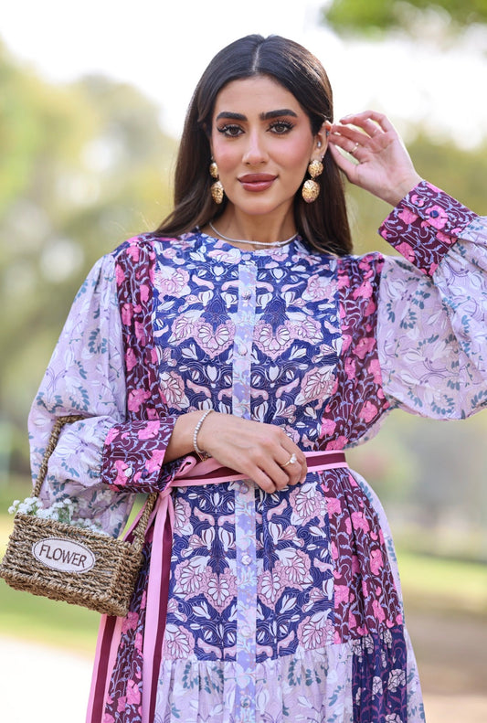 Warda Dress with Belt