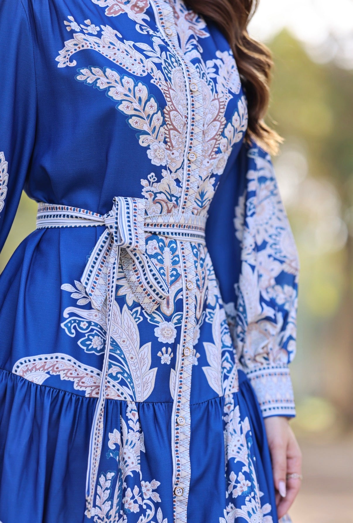 Fayrouz Dress with Belt