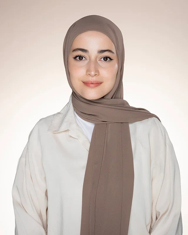 Chiffon Undercap Hijab 2in1