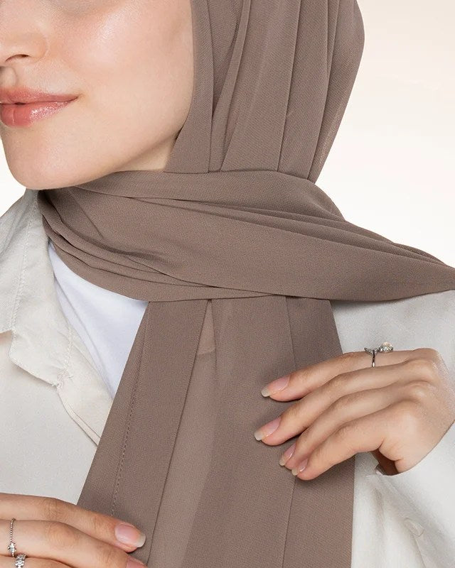Chiffon Undercap Hijab 2in1
