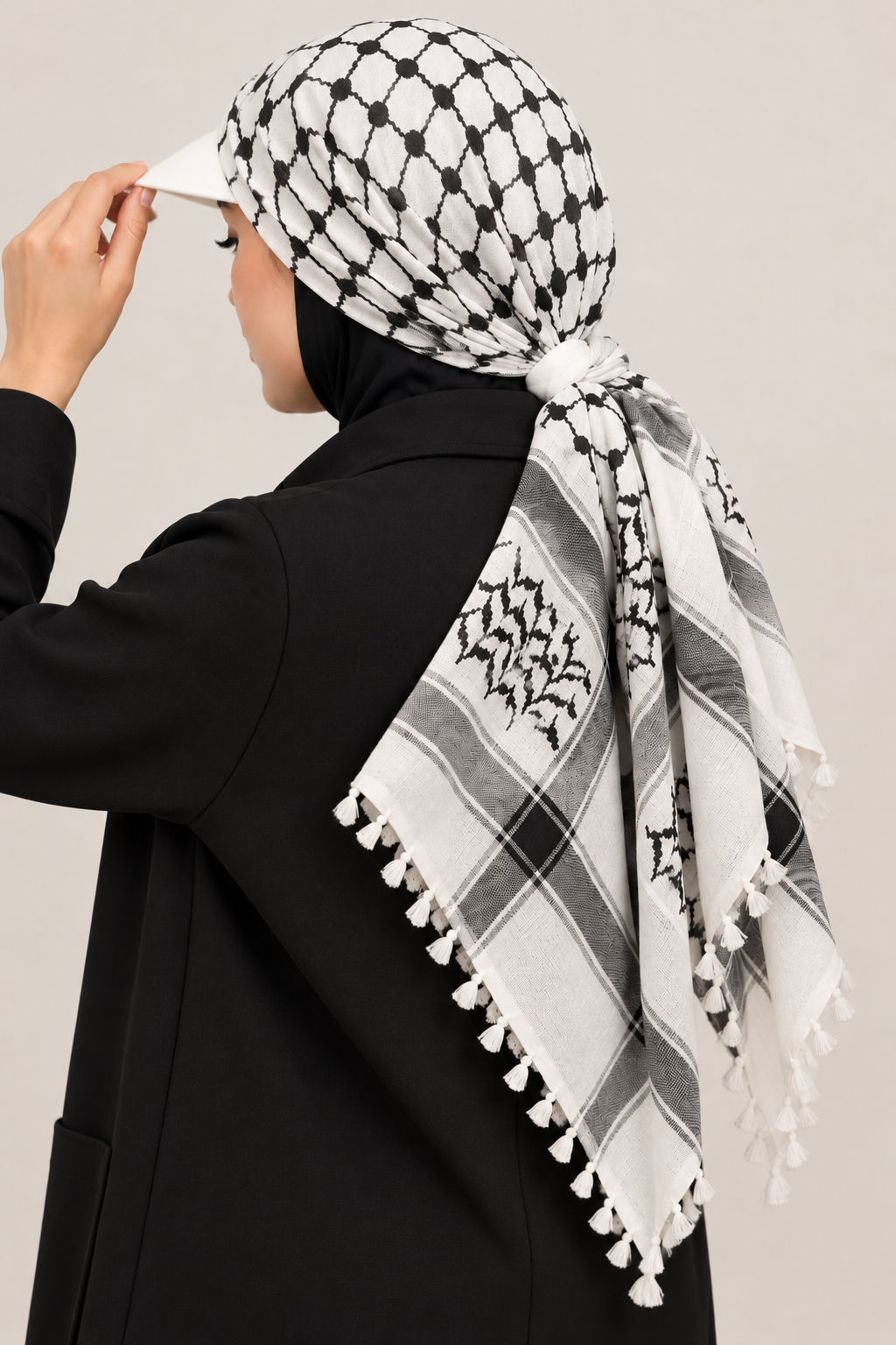 Keffiyeh Cap Hijab