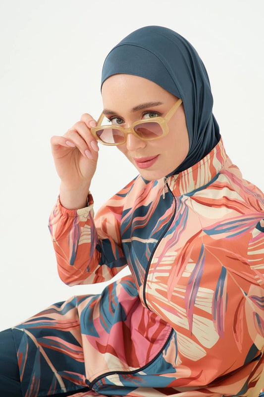 Tropical Sunset Burkini