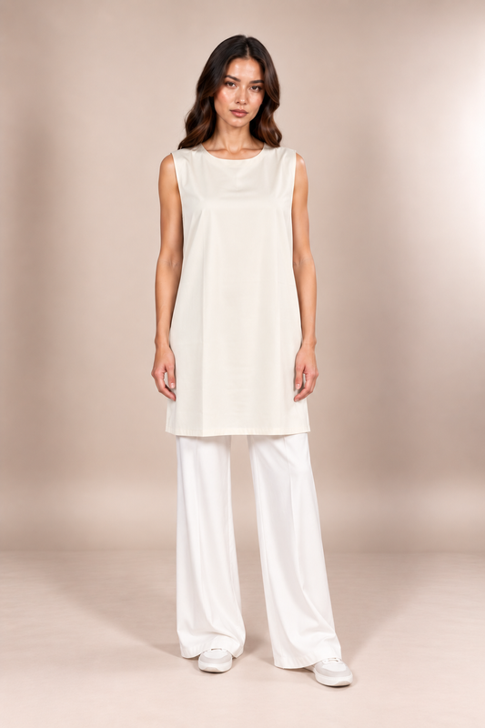 Sleeveless Layering Shirt