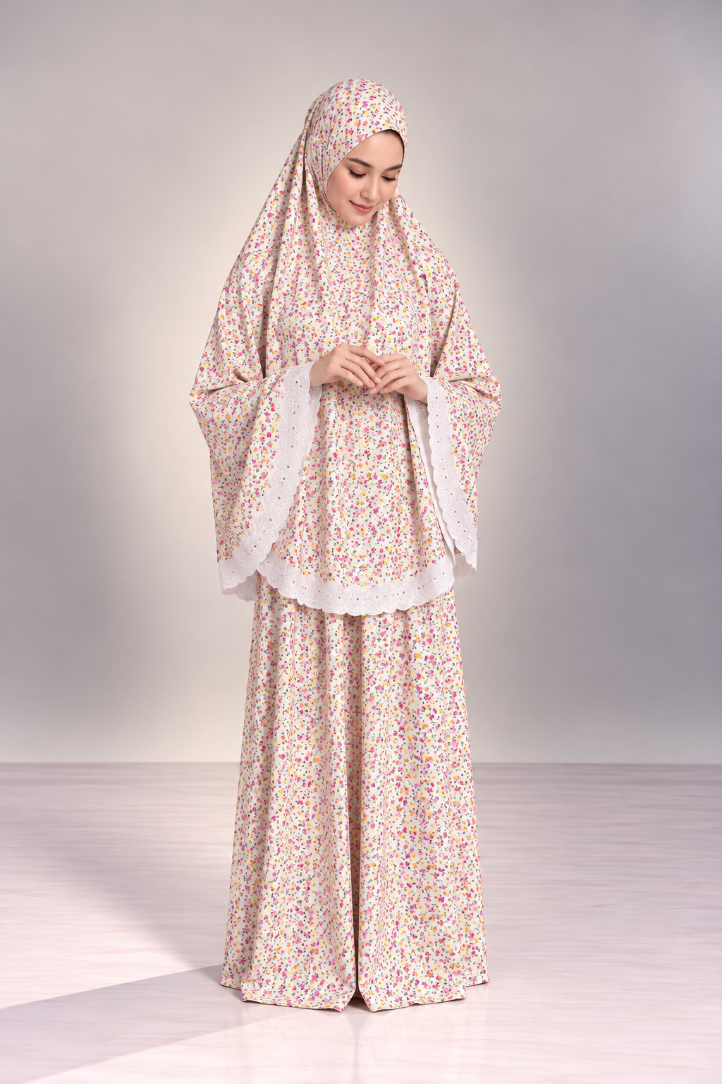Floral Prayer Set - 2 Pieces