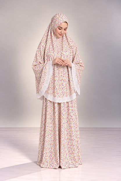 Floral Prayer Set - 2 Pieces