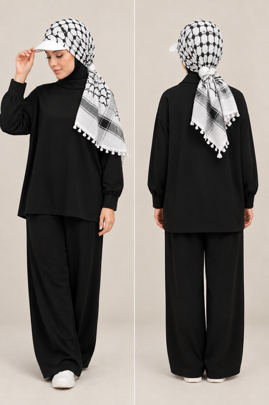 Keffiyeh Cap Hijab