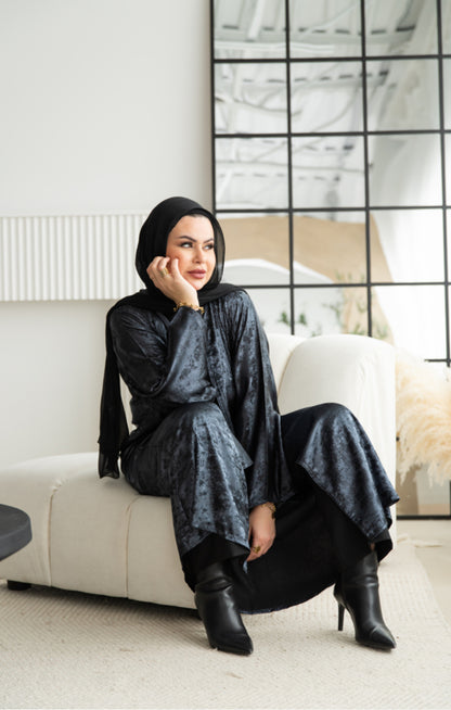 Jacquard abaya