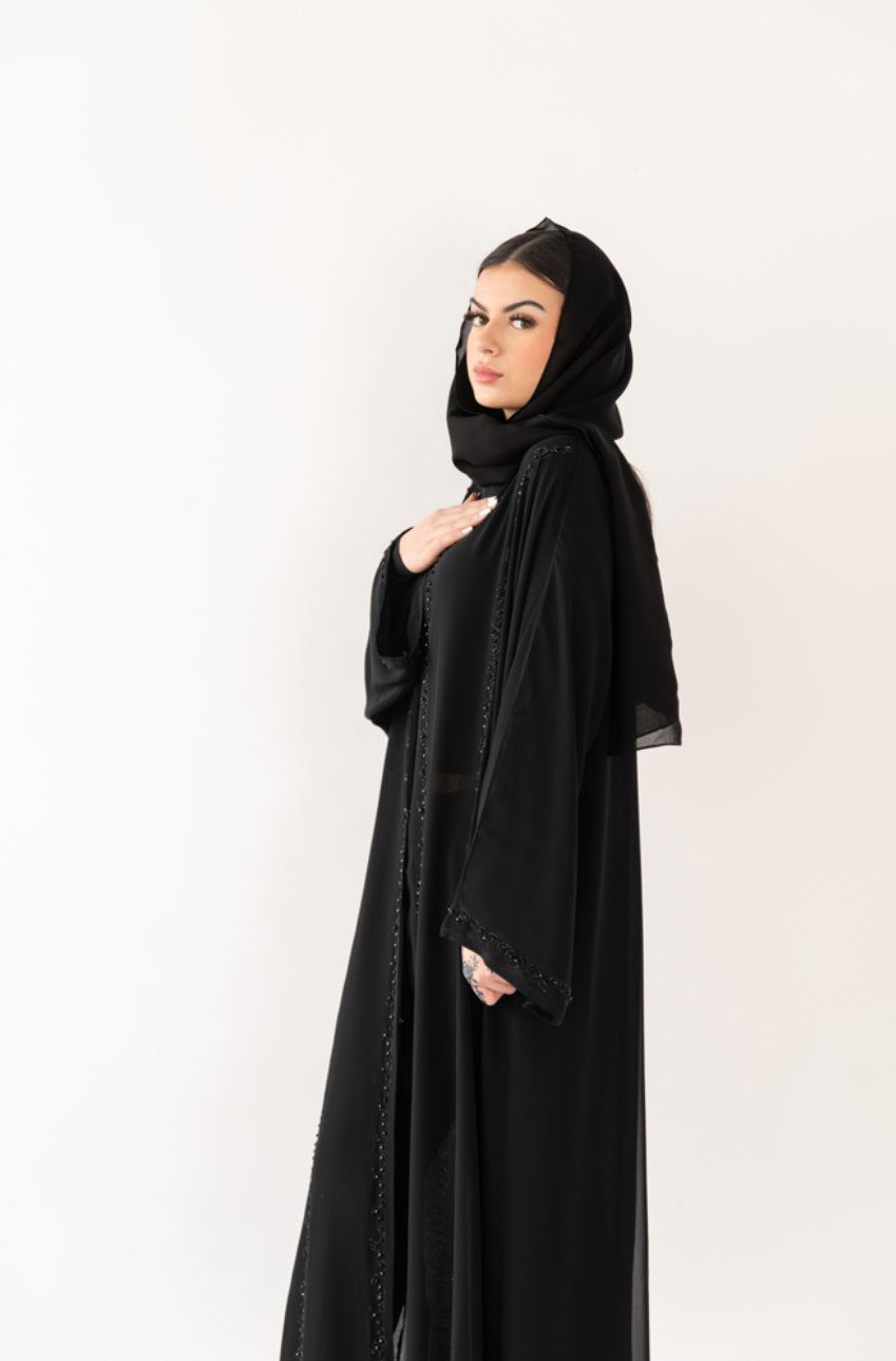 Black Luxury Abaya