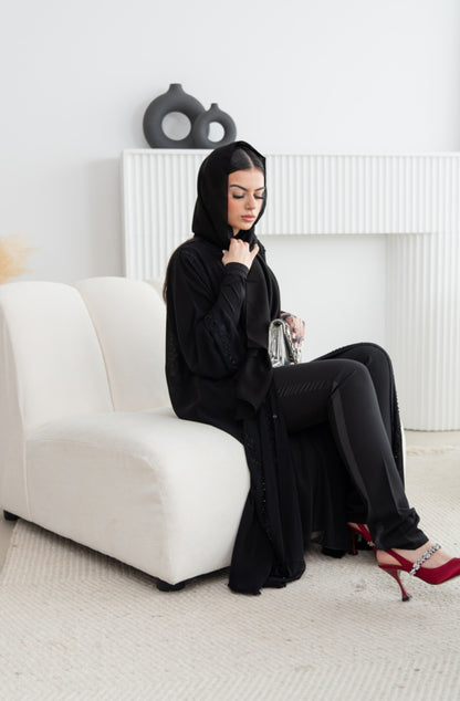 Black Luxury Abaya
