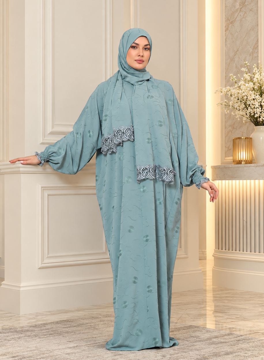 عباية صلاة مطرزة فاخرة