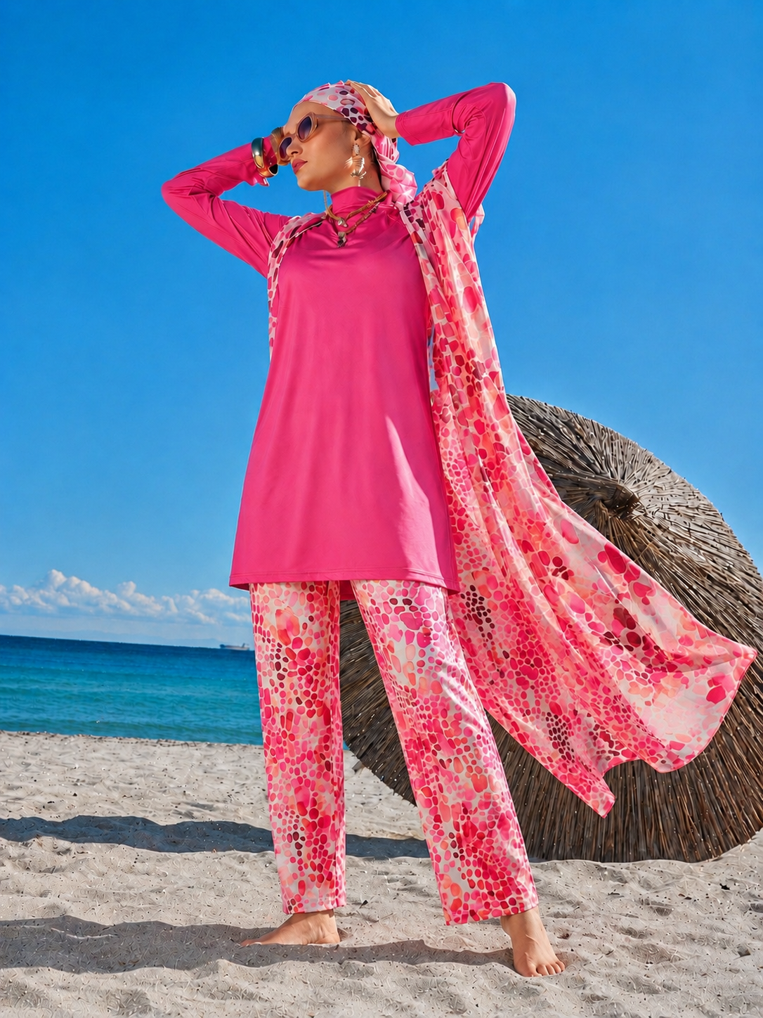 Pink Oasis Burkini