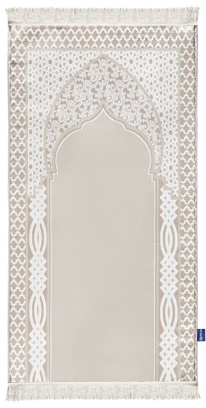 Andalus Beige Prayer Mat