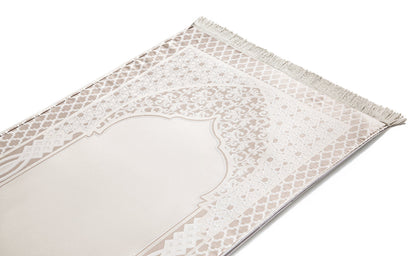 Andalus Beige Prayer Mat