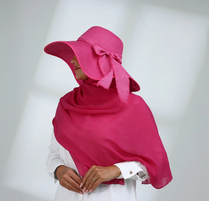Elegant Summer Hat + Separate Matching Hijab