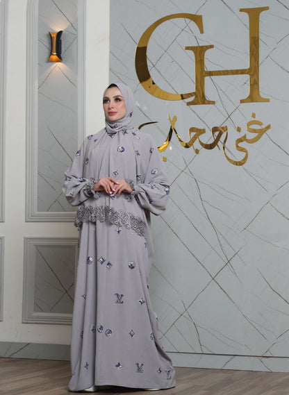 Brand Style Embroidered Prayer Abaya