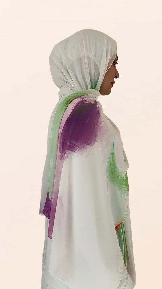 Amethyst Grove Crepe Chiffon Hijab